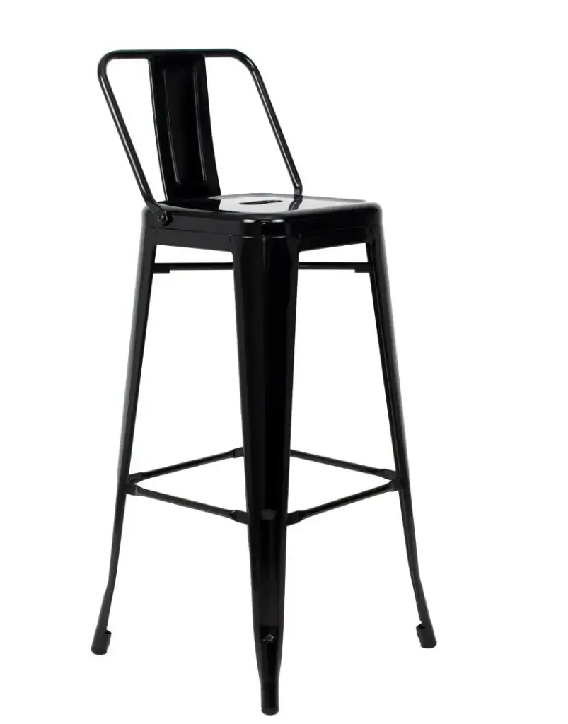 BYR-BA-20B - BANCO BOLTON CON RESPALDO BAJO CON ASIENTO DE MADERA