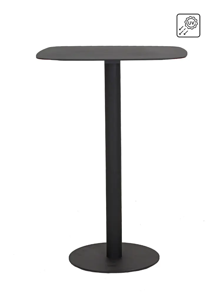 Mesa IBIZA BAR 70x70 Gris