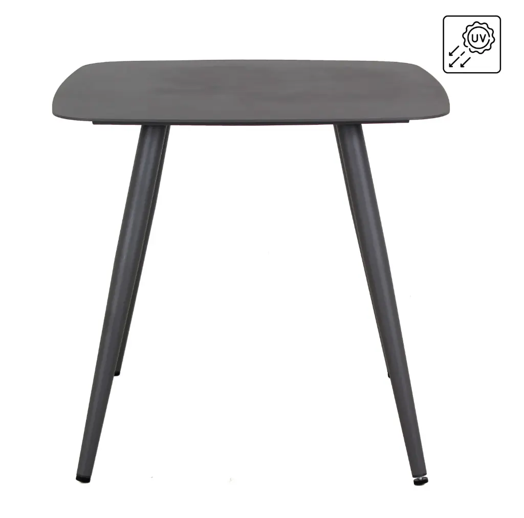 Mesa IBIZA 80x80 Gris