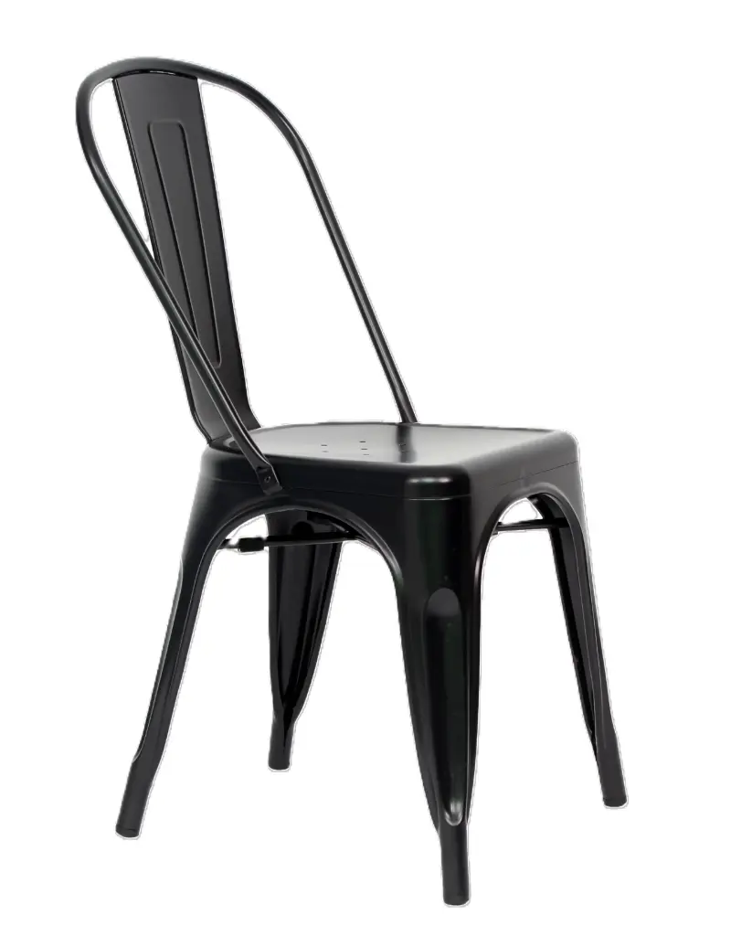 BYR-SI-22 - SILLA BOLTON METALICA CON ASIENTO DE MADERA, ESTILO INDUSTRIAL 