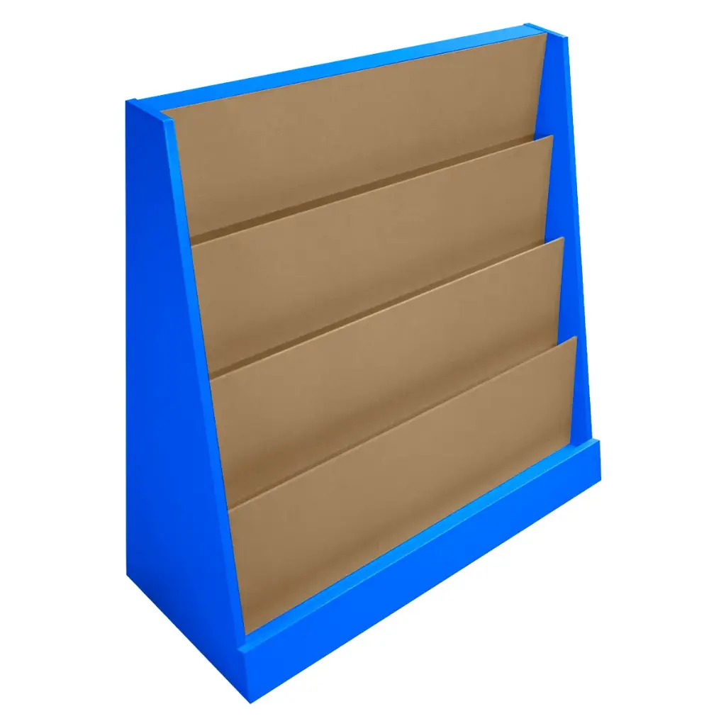OSK-94 - REVISTERO CHICO 4 ESPACIOS EN MELAMINA 16 Y MDF 82X35X82