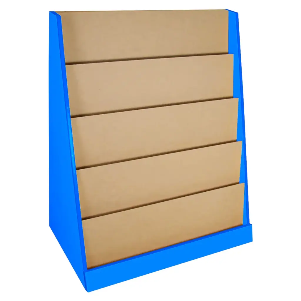 OSK-95 - REVISTERO GRANDE 5 ESPACIOS EN MELAMINA 16 MM Y MDF DE 94X65X111 CMS