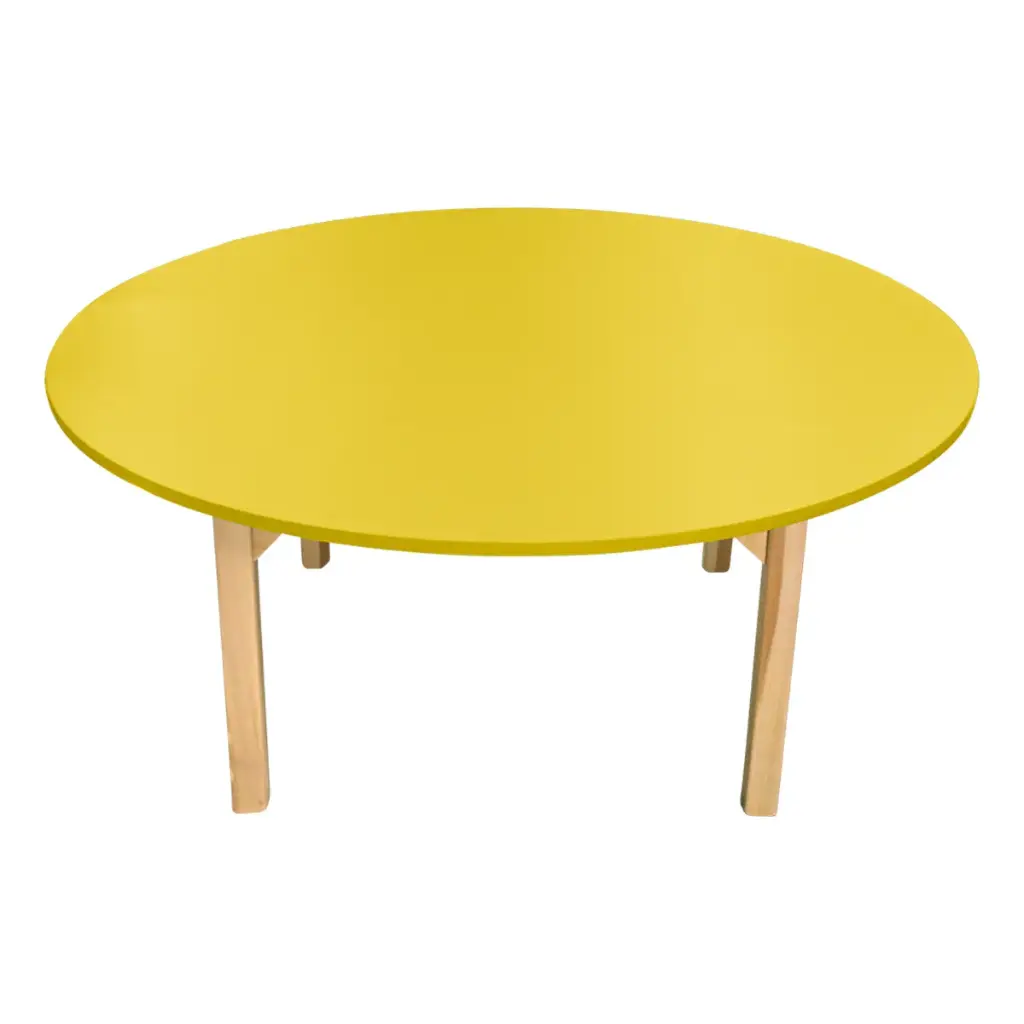 OSK-86 - MESA KINDER REDONDA MDF/PINO120X50