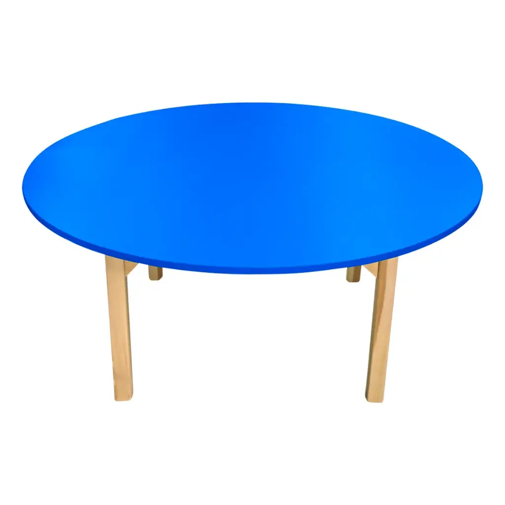 OSK-86 - MESA KINDER REDONDA MDF/PINO120X50