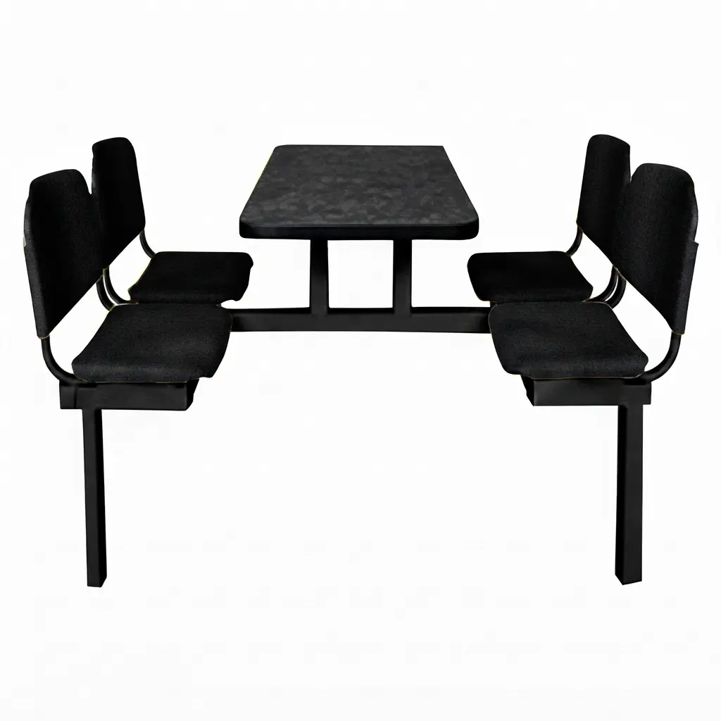 OSN-174 - MESA PICNIC RECTANGULAR 4 PLAZAS FORMAICA CON ASIENTO Y RESPALDO EN POLIPROPILENO