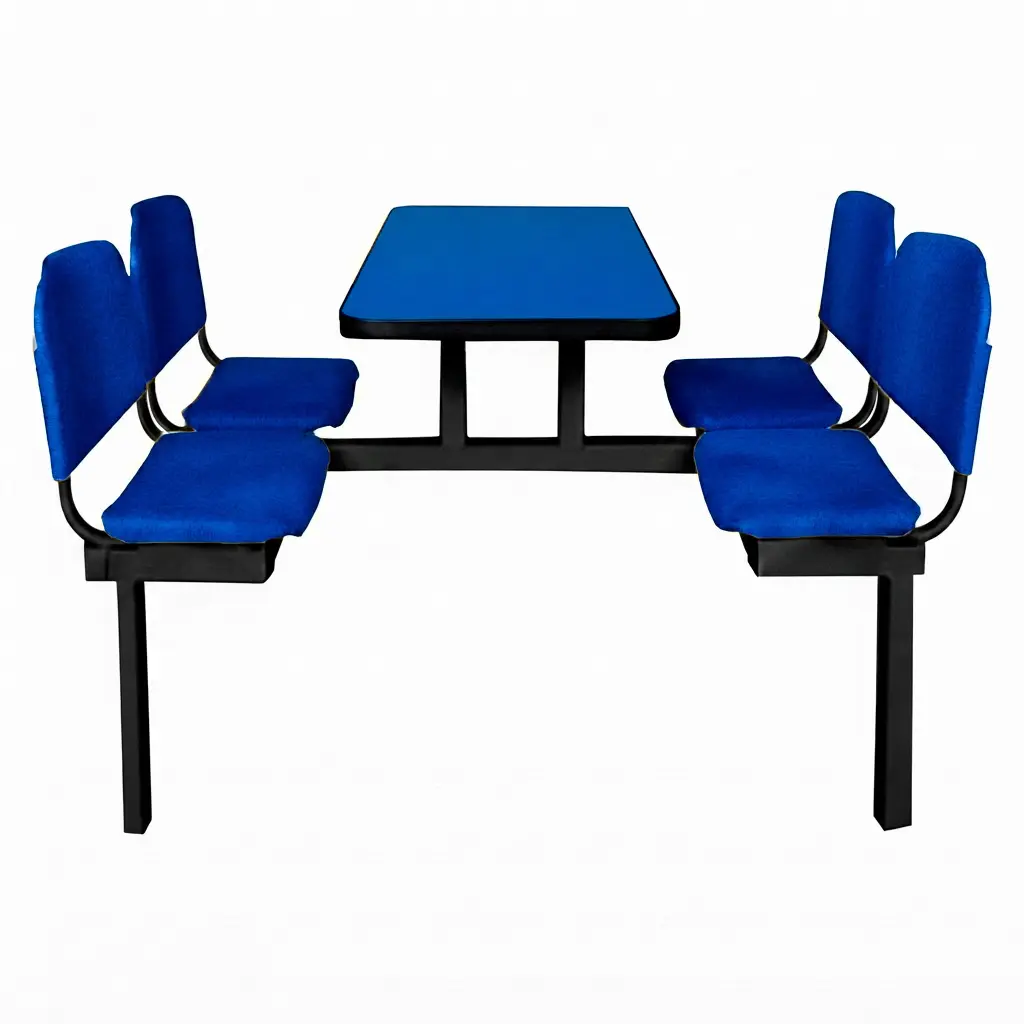 OSN-174 - MESA PICNIC RECTANGULAR 4 PLAZAS FORMAICA CON ASIENTO Y RESPALDO EN POLIPROPILENO