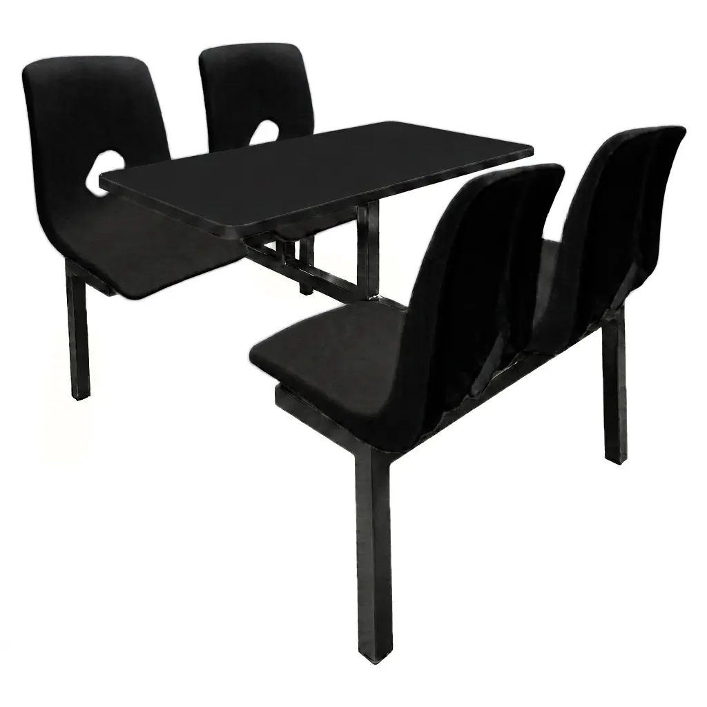 OSN-170B - MESA PICNIC RECTANGULAR CONCHA 4 PLAZAS FORMAICA CON ASIENTO Y RESPALDO EN POLIPROPILENO