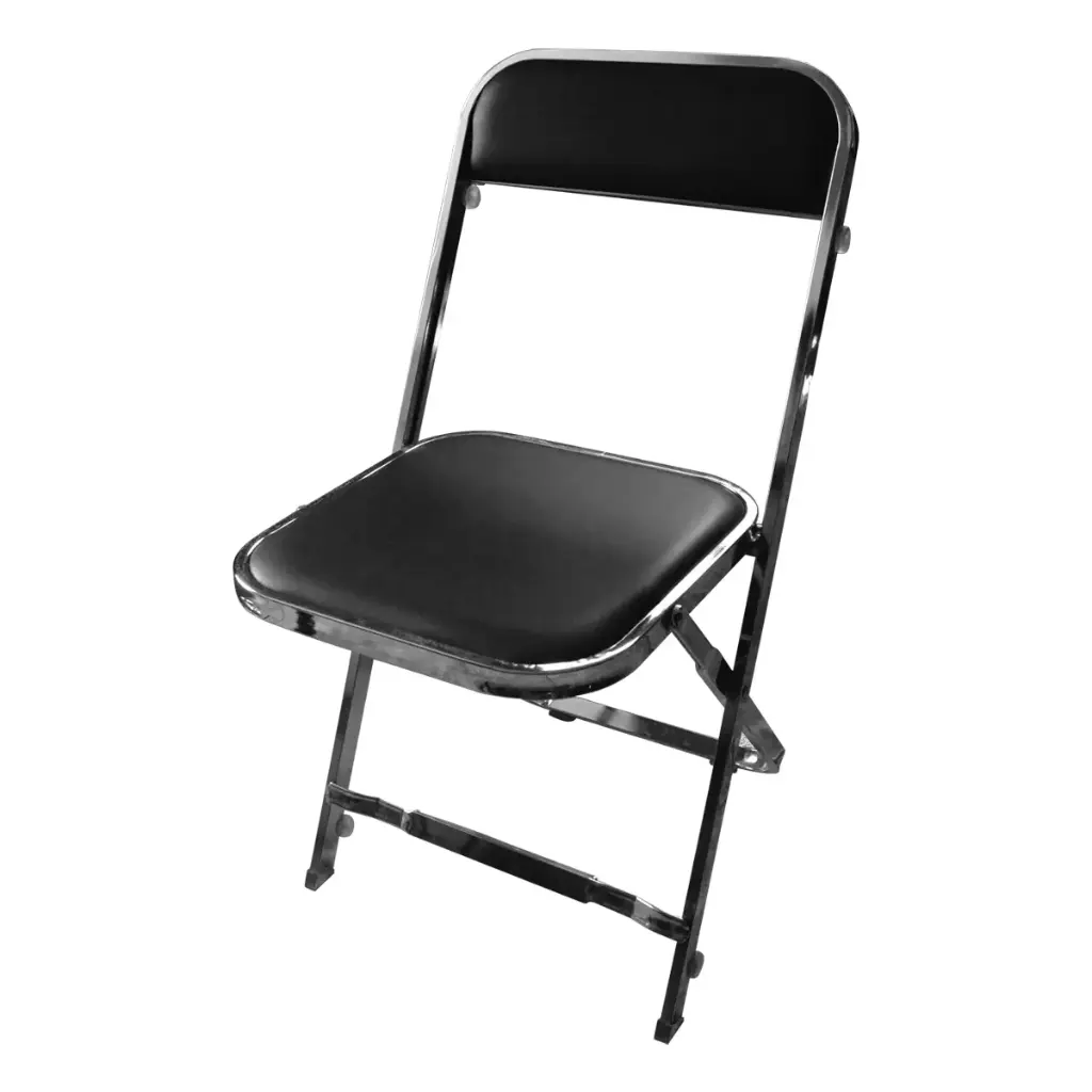 OSG-160 - SILLA PLEGABLE ANIMOSA RESPALDO POLIPROPILENO ASIENTO TAPIZADO. 