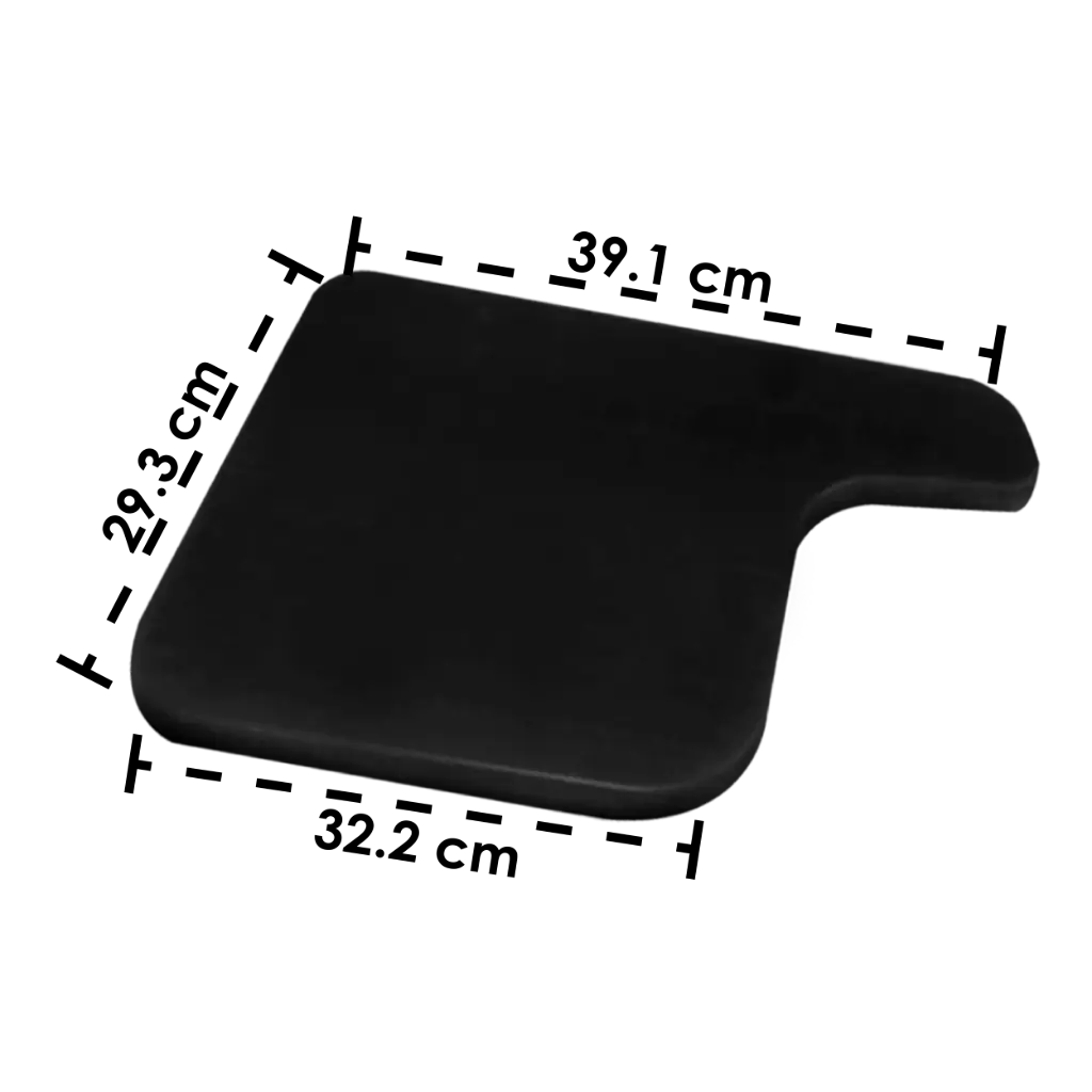 OSP-21 - PALETA POLIPROPILENO TIPO RAQUETA GRANDE EN L 39.1X29.3