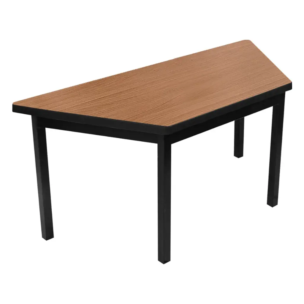 OSM-60 - MESA TRAPEZOIDAL BAJA 120X60X40X66 CUBIERTA EN MELAMINA