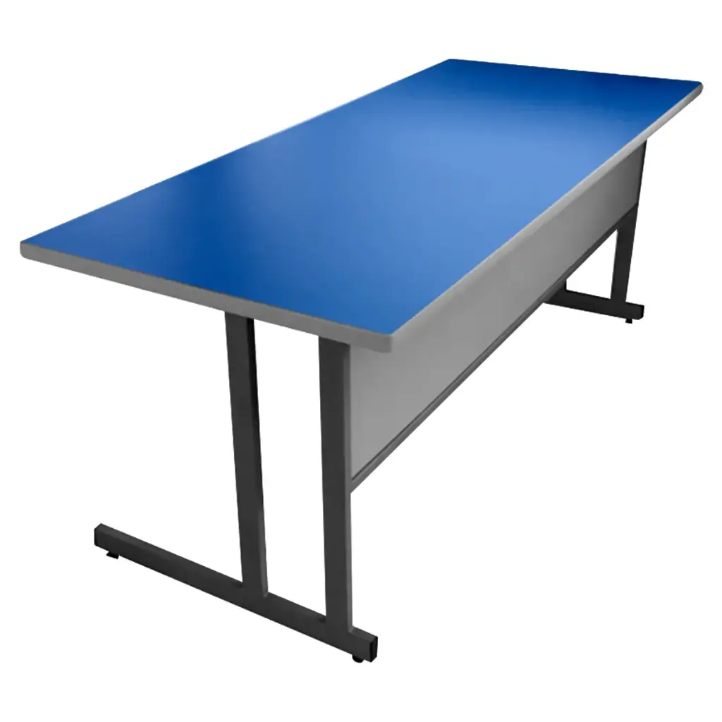 OSM-69 - MESA PHILADELPHIA 120X60 CON FALDON METALICO