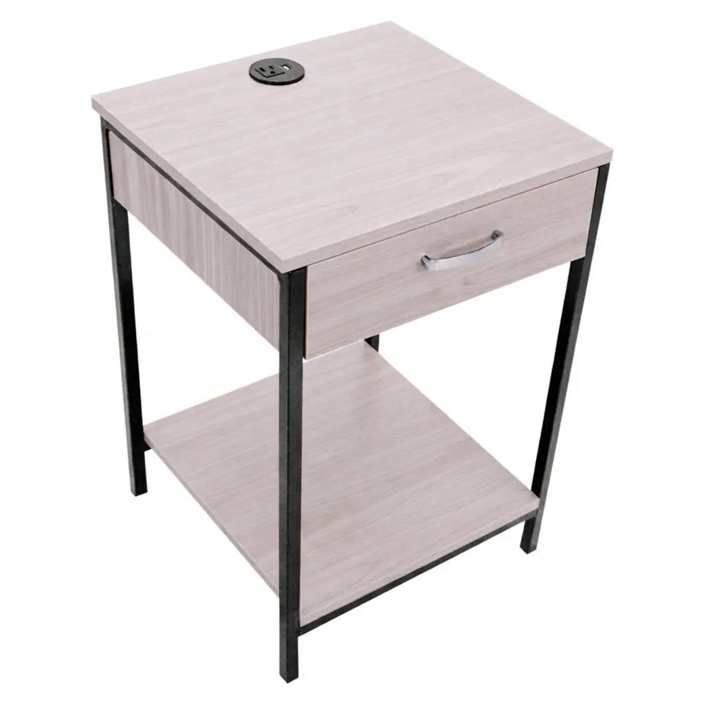 OSC-203 - MESA AUXILIAR CON CONTACTO Y USB