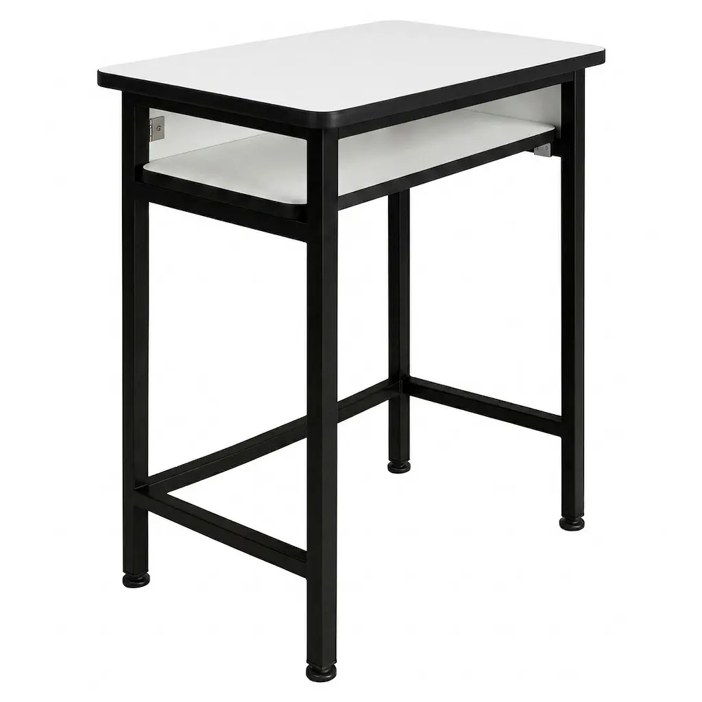 OSM-66 - MESA INDIVIDUAL ALTA 60X40X75 C/ENTREP. PRIMARIA CUBIERTA MELAMINA