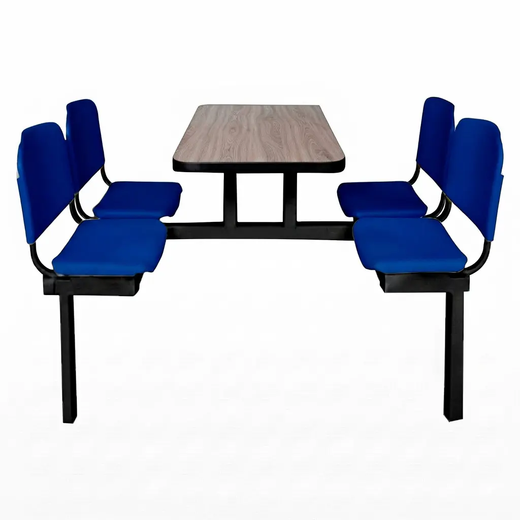 OSN-173 - MESA PICNIC RECTANGULAR 4 PLAZAS MELAMINA CON ASIENTO Y RESPALDO EN POLIPROPILENO