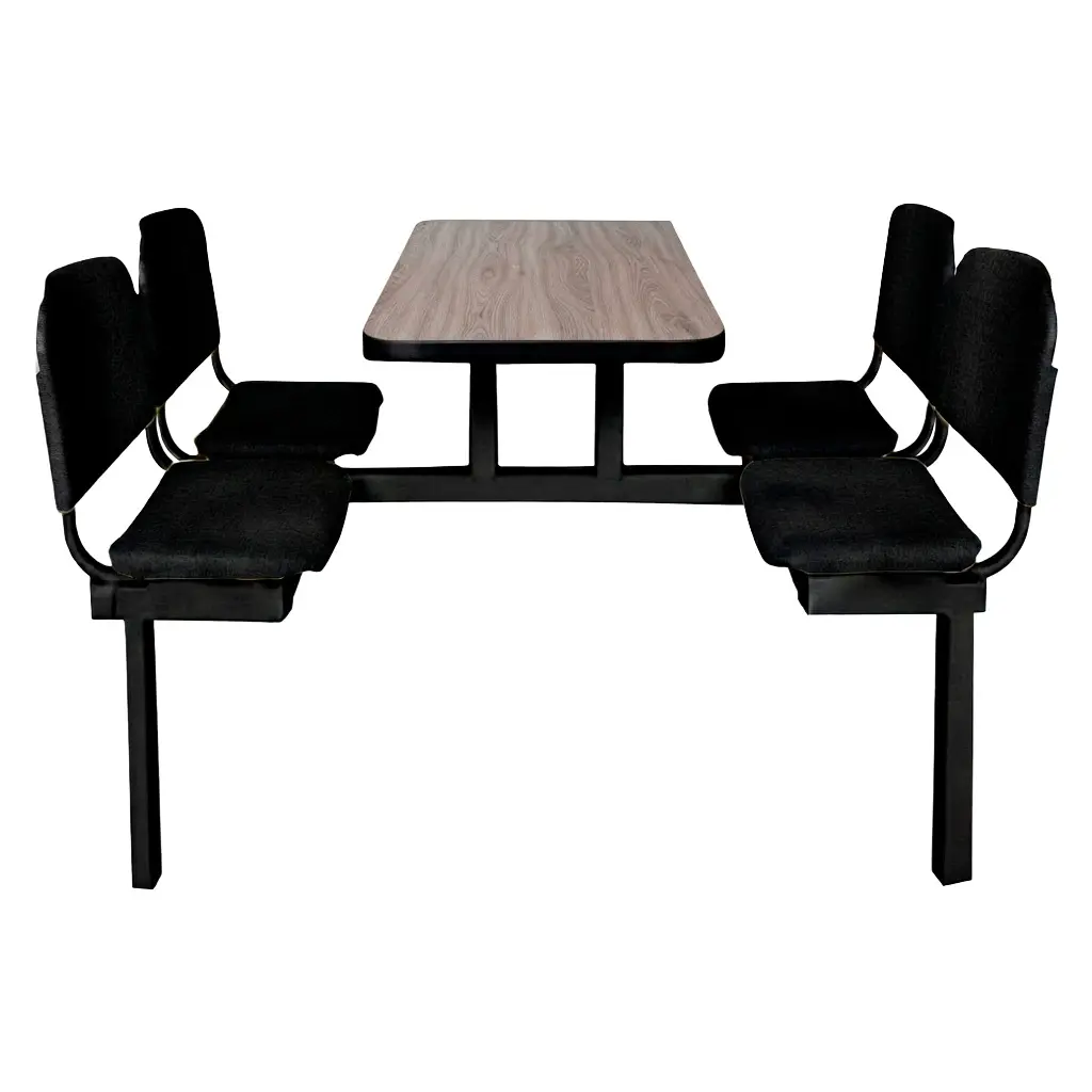 OSN-173 - MESA PICNIC RECTANGULAR 4 PLAZAS MELAMINA CON ASIENTO Y RESPALDO EN POLIPROPILENO