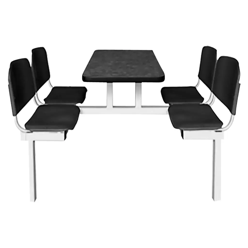 OSN-173 - MESA PICNIC RECTANGULAR 4 PLAZAS MELAMINA CON ASIENTO Y RESPALDO EN POLIPROPILENO