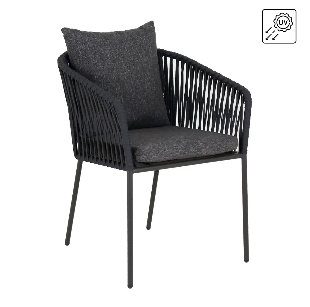 Silla CANCUN CON COJIN Taupe