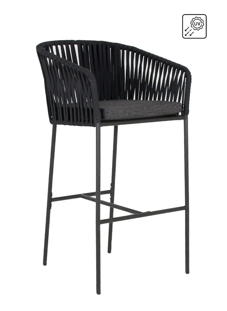 Banco CANCUN BAR SIN COJIN 75CM Taupe