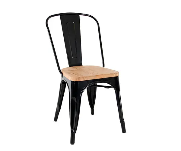 SILLA BOLTON ASIENTO DE MADERA