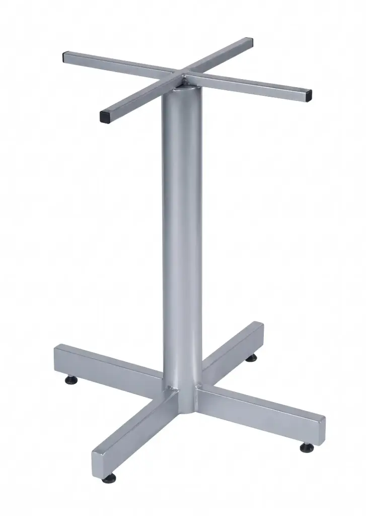 BAS-CRUZ-04 - PEDESTAL CRUZ "X" PARA MESA DE RESTAURANTE O BAR
