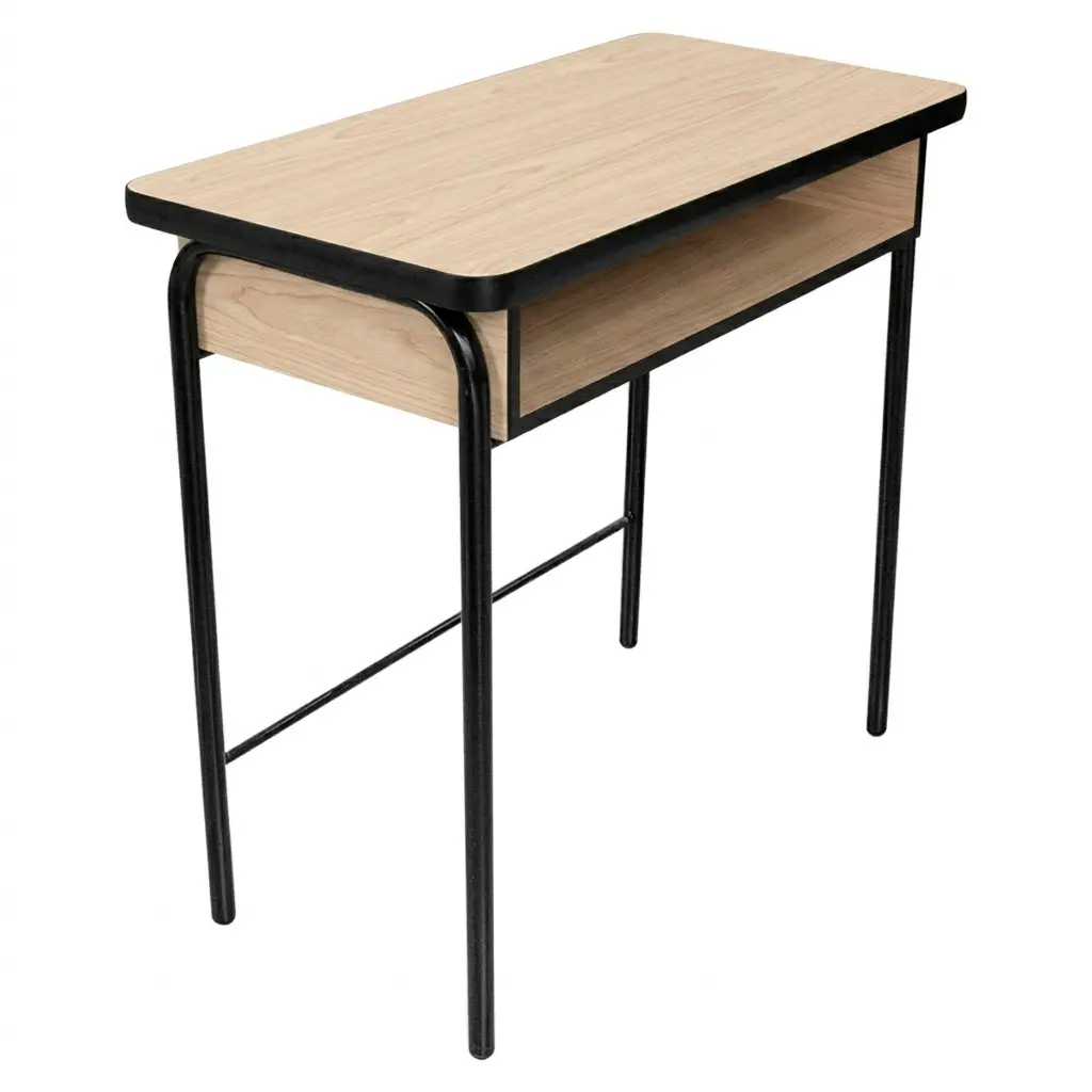 OSM-68 - MESA INDIVIDUAL PRIMARIA BAJA Y ALTA 60X40 CON ENTREPAÑO MELAMINA