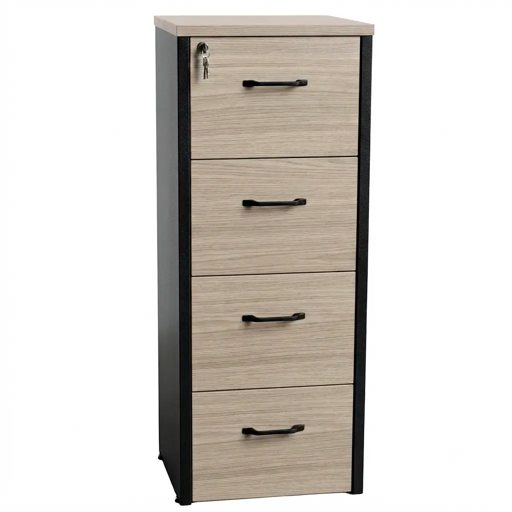 STE-114 - ARCHIVERO VERTICAL 4 GAVETAS