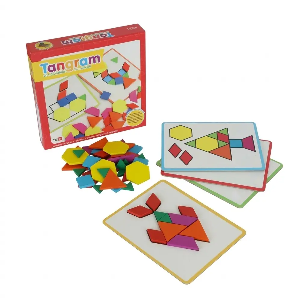 JUEGO DIDACTICO TANGRAM CON PLANTILLAS