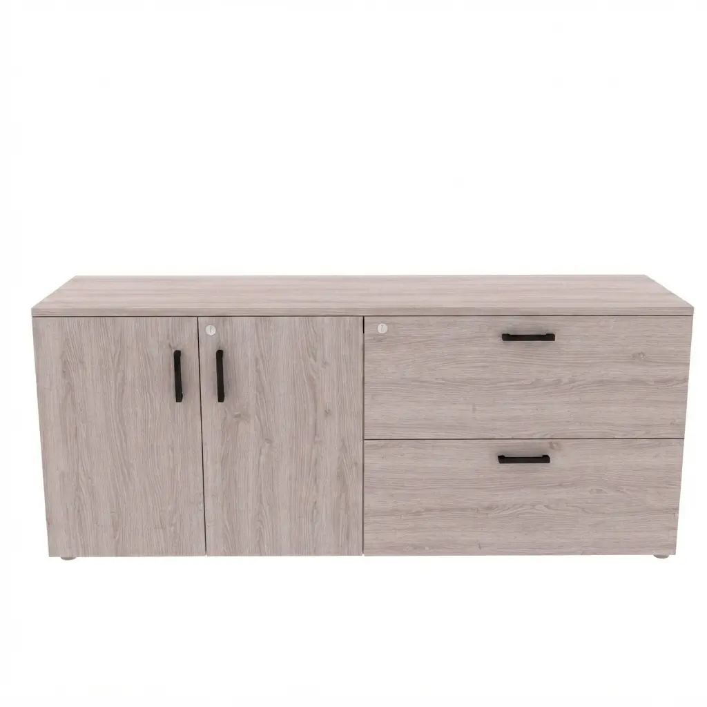 EST - 7045 - CREDENZA CON DOS PUERTAS Y DOS CAJONES