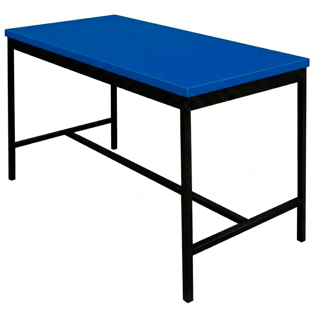 OSM-53 - MESA MAESTRO CON REFUERZO EN H DE 120X60X75 CUBIERTA EN MELAMINA