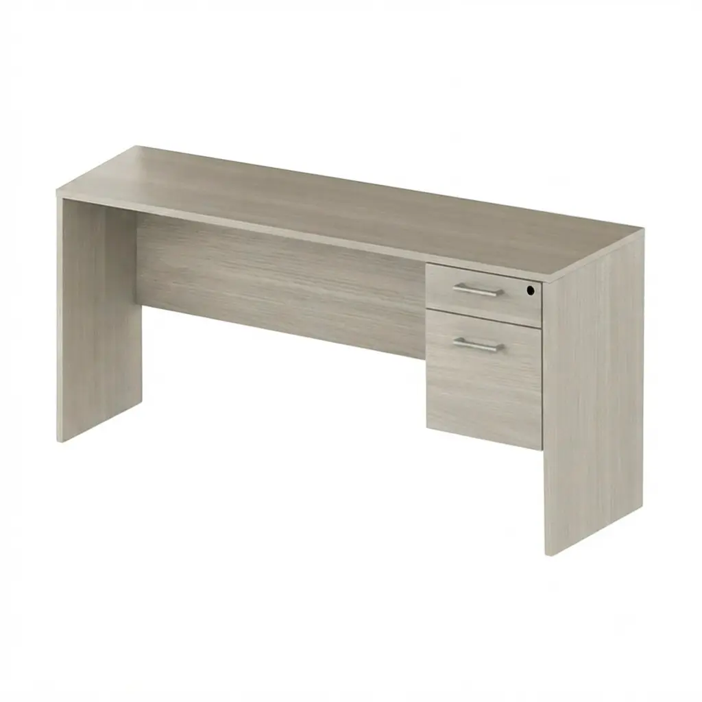 EST - 7013 - CREDENZA EJECUTIVA CON CAJONERA DE ARCHIVO T/O Y LAPICERO