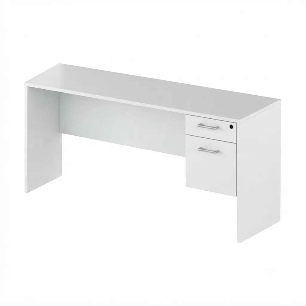 EST-7013 - CREDENZA EJECUTIVA CON CAJONERA DE ARCHIVO T/O Y LAPICERO