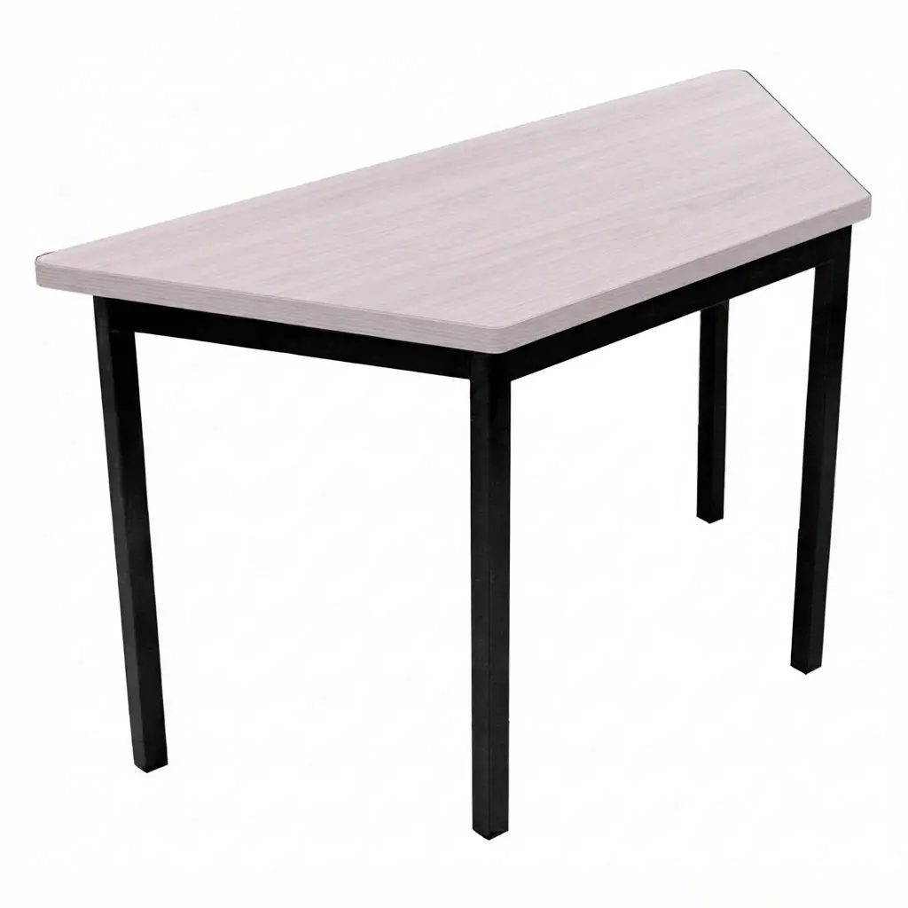 OSM-59 - MESA TRAPEZOIDAL 120X60X40 CUBIERTA MELAMINA
