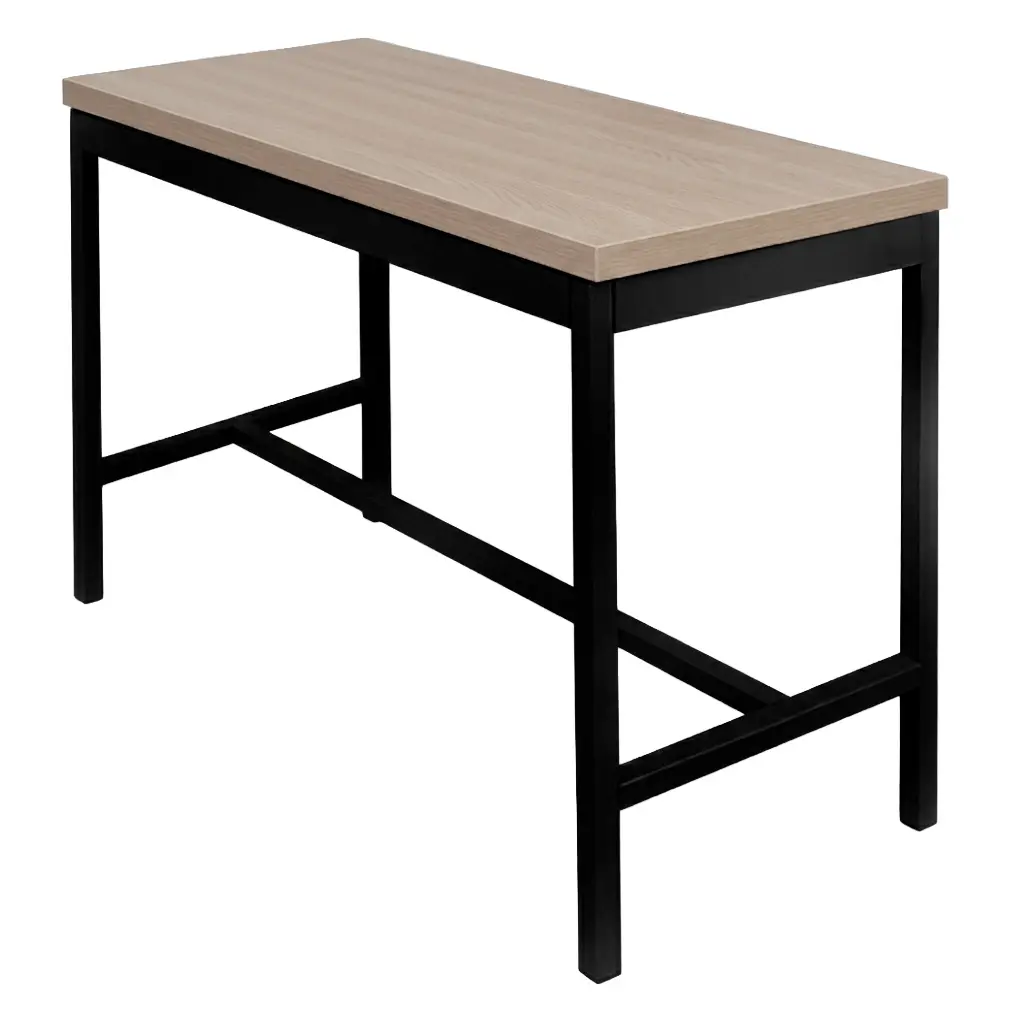 OSM-52 - MESA BINARIA ALTA 120X40X75 CUBIERTA DE MELAMINA