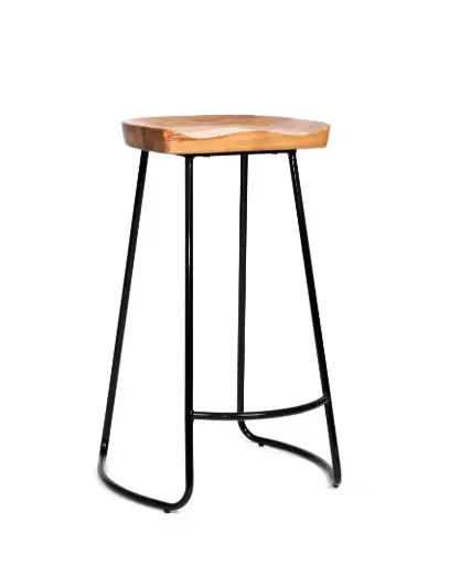 [BYR-BA-15(Natural)-] BYR-BA-15 - BANCO ATENAS BAR 75 CM, ASIENTO DE MADERA DE PINO. 