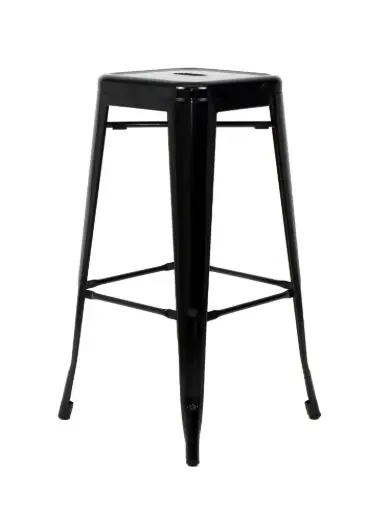 BANCO BOLTON RESPALDO BAJO CON ASIENTO DE MADERA