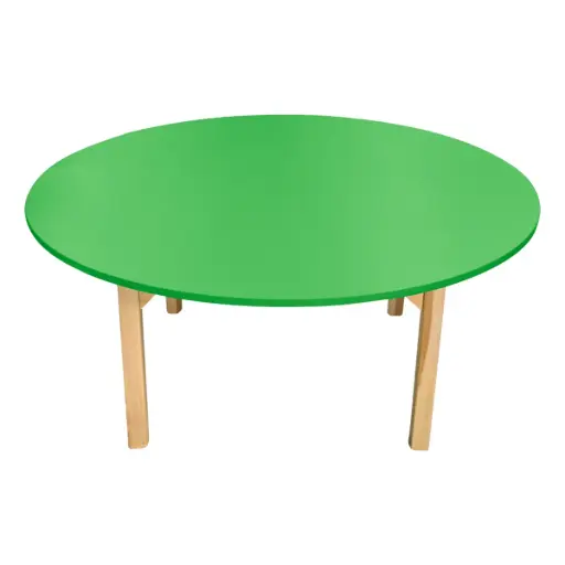 OSK-86 - MESA KINDER REDONDA MDF/PINO120X50