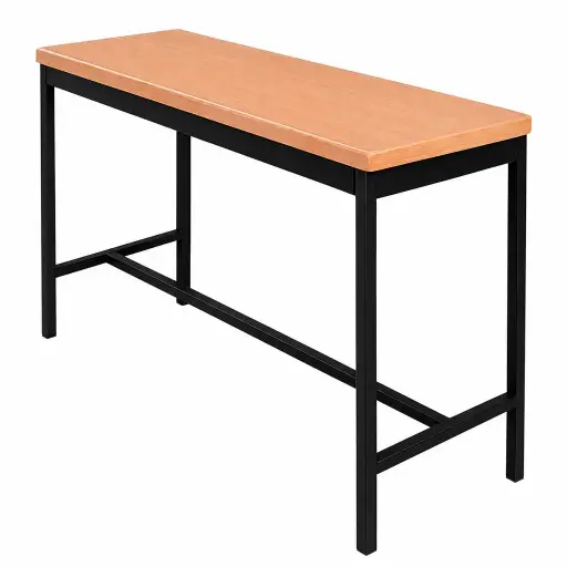 OSM-52 - MESA BINARIA ALTA 120X40X75 CUBIERTA DE MELAMINA