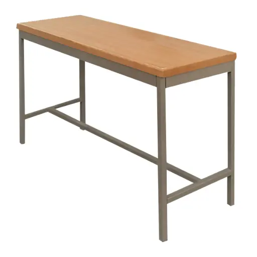 OSM-52 - MESA BINARIA ALTA 120X40X75 CUBIERTA DE MELAMINA