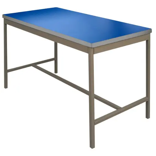 OSM-53 - MESA MAESTRO CON REFUERZO EN H DE 120X60X75 CUBIERTA EN MELAMINA