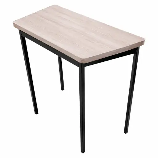 OSM-60 - MESA TRAPEZOIDAL 80X60X40 CUBIERTA MELAMINA
