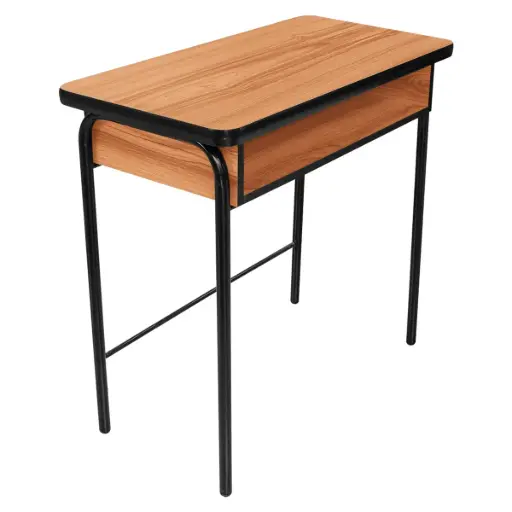 OSM-68 - MESA INDIVIDUAL PRIMARIA BAJA Y ALTA 60X40 CON ENTREPAÑO MELAMINA