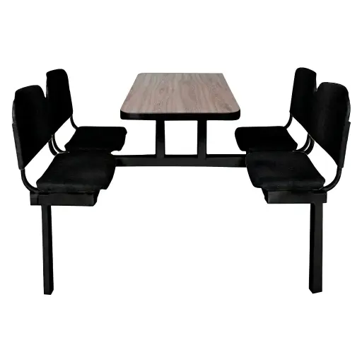 OSN-173 - MESA PICNIC RECTANGULAR 4 PLAZAS MELAMINA CON ASIENTO Y RESPALDO EN POLIPROPILENO