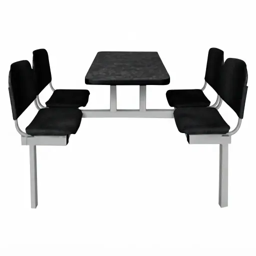 OSN-174 - MESA PICNIC RECTANGULAR 4 PLAZAS FORMAICA CON ASIENTO Y RESPALDO EN POLIPROPILENO