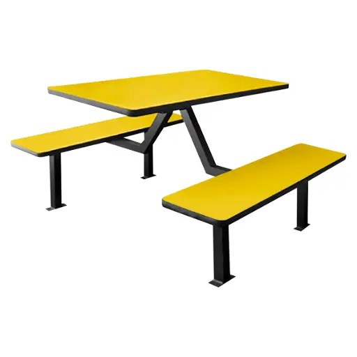 [OSN-188Ne-(Chardonnay)-12-60-75] OSN-188 - MESA PICNIC RECTANGULAR EN MELAMINA