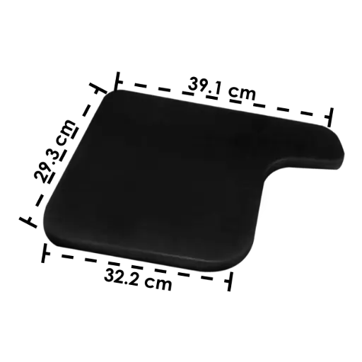 OSP-21 - PALETA POLIPROPILENO TIPO RAQUETA GRANDE EN L 39.1X29.3
