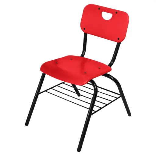 OSS-48 - SILLA BINARIA BAJA ASIENTO Y RESPALDO EN POLIPROPILENO BAJA