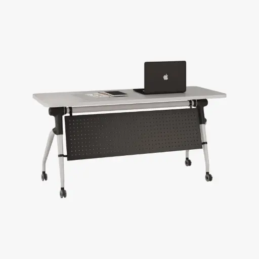 MESA ABATIBLE TECH A WHITE/GRAY