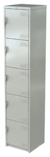 OSE-140JA - LOCKER DE 5 PUERTAS 40X40X180 