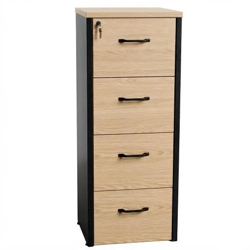 STE-114 - ARCHIVERO VERTICAL 4 GAVETAS