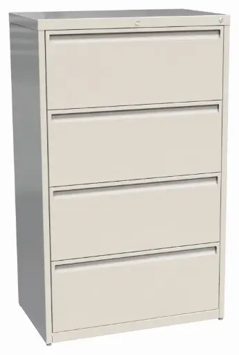OSA-164J - ARCHIVERO HORIZONTAL METALICO DE 4 GAVETAS 